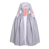 Women's Halloweez Rococo Ball Gown | Elegant Victorian Costume in Grey | Timeless Colonial Period Princess Dress - Halloweez